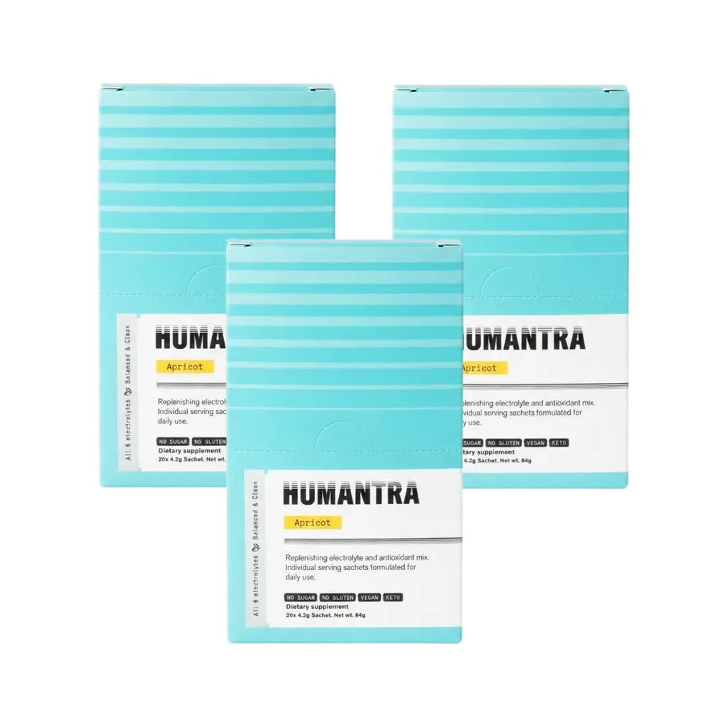 Humantra Hydration Packets Apricot Flavor Sachet 20s Pack of 3