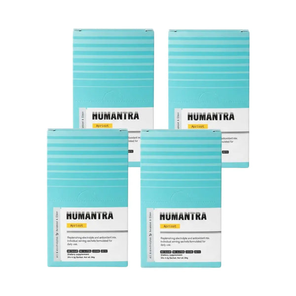 Humantra Hydration Packets Apricot Flavor Sachet 20s Pack of 4