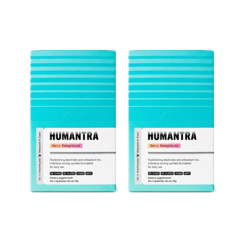 Humantra Hydration Packets Berry Pomegranate Flavor Sachet 20s Pack of 2