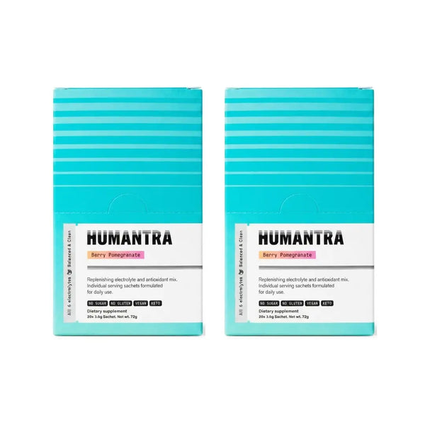 Humantra Hydration Packets Berry Pomegranate Flavor Sachet 20s Pack of 2