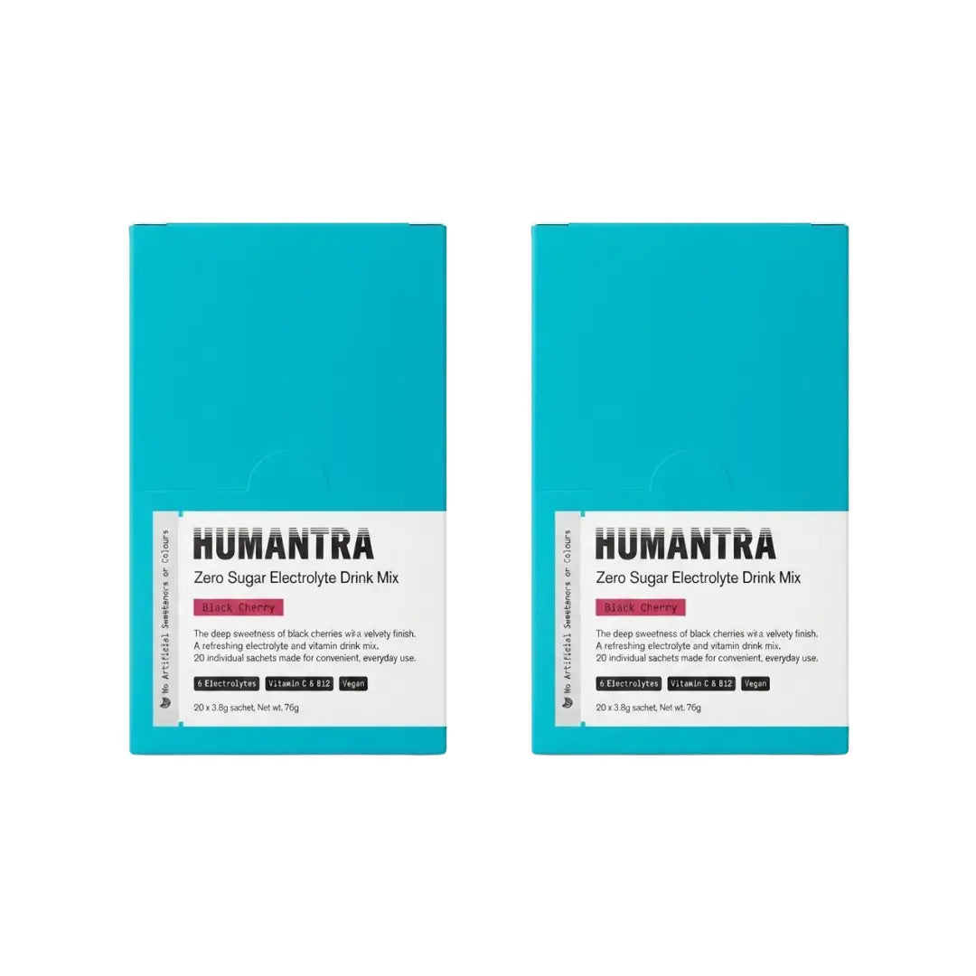 Humantra Hydration Packets Black Cherry Flavor Sachet 20s Pack of 2