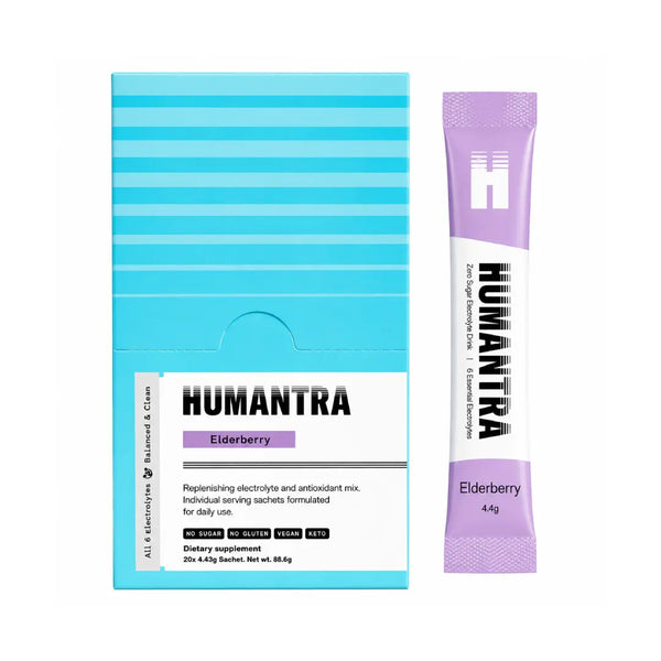 Humantra Hydration Packets Elderberry Flavor Sachets 20s