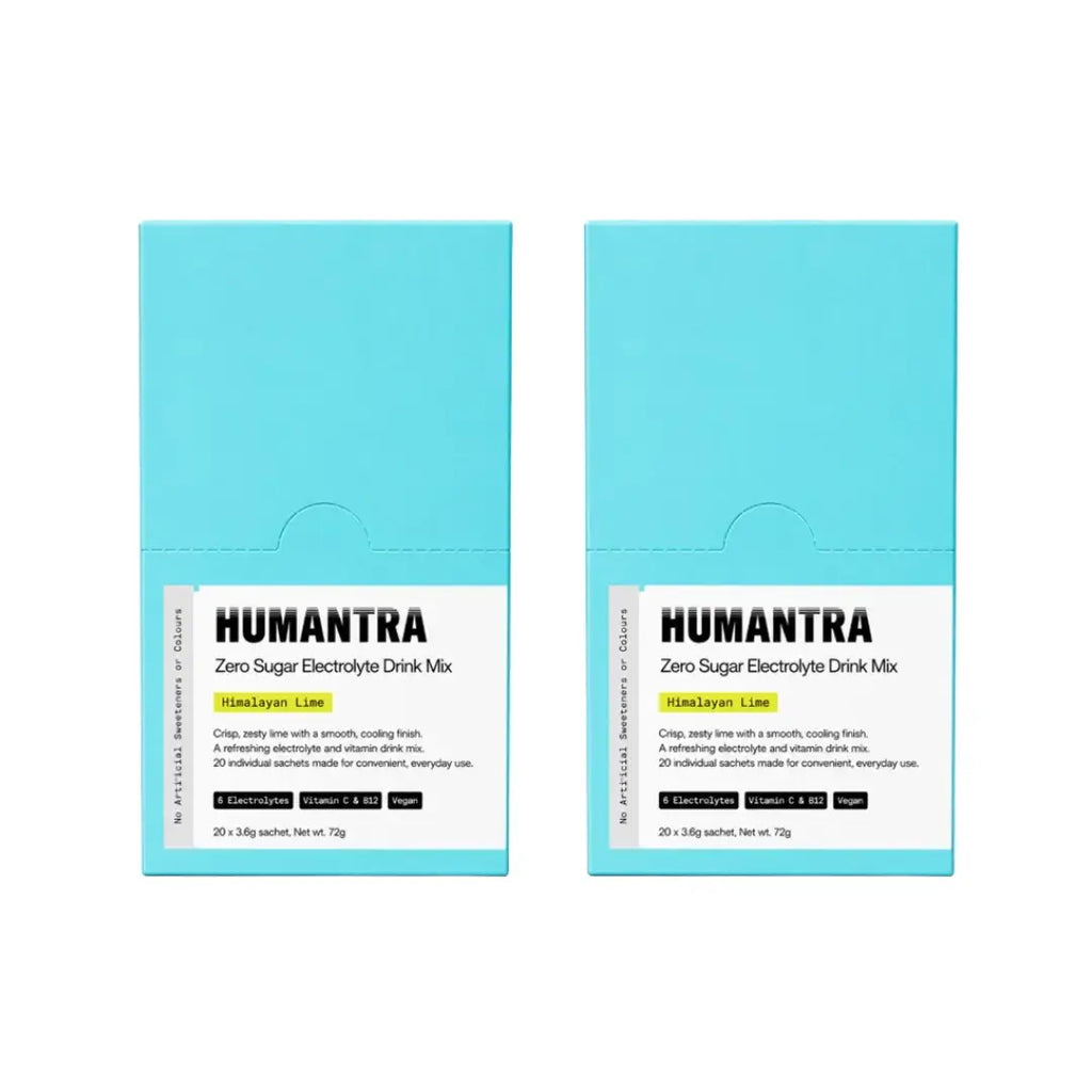 Humantra Hydration Packets Himalayan Lime Flavor Sachets 20s Pack of 2
