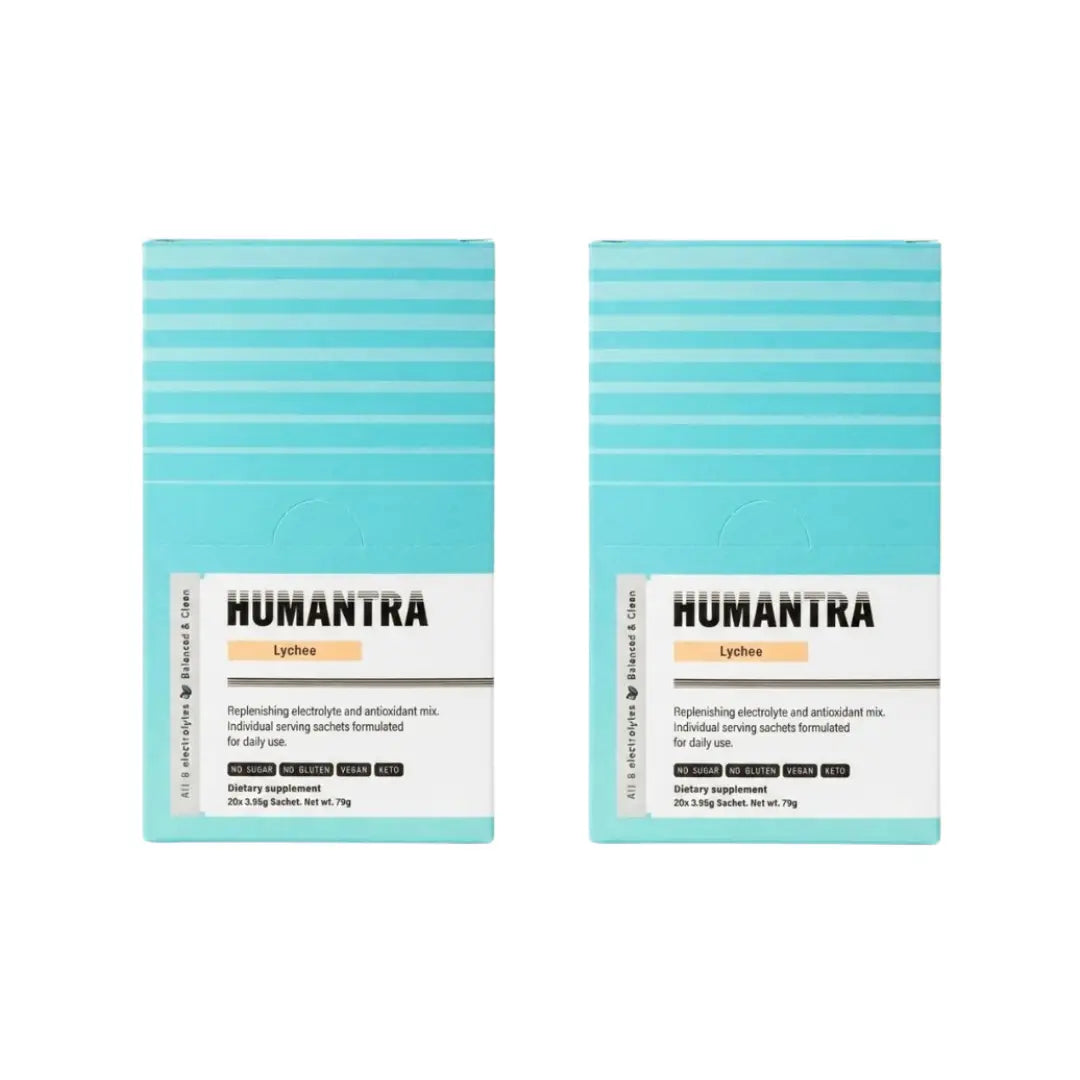 Humantra Hydration Packets Lychee Flavor Sachet 20s Pack of 2