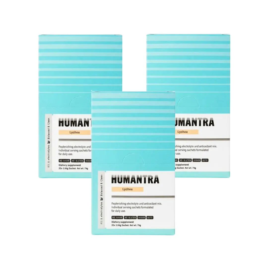 Humantra Hydration Packets Lychee Flavor Sachet 20s Pack of 3