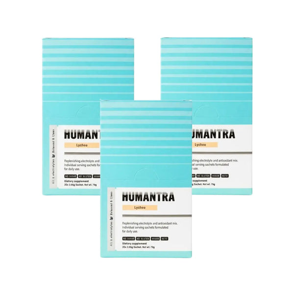 Humantra Hydration Packets Lychee Flavor Sachet 20s Pack of 3