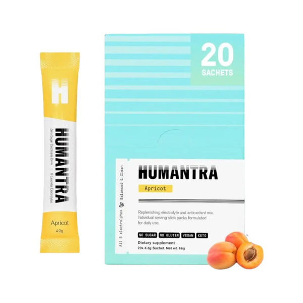 Humantra Hydration Packets Apricot Flavor Sachet 20s