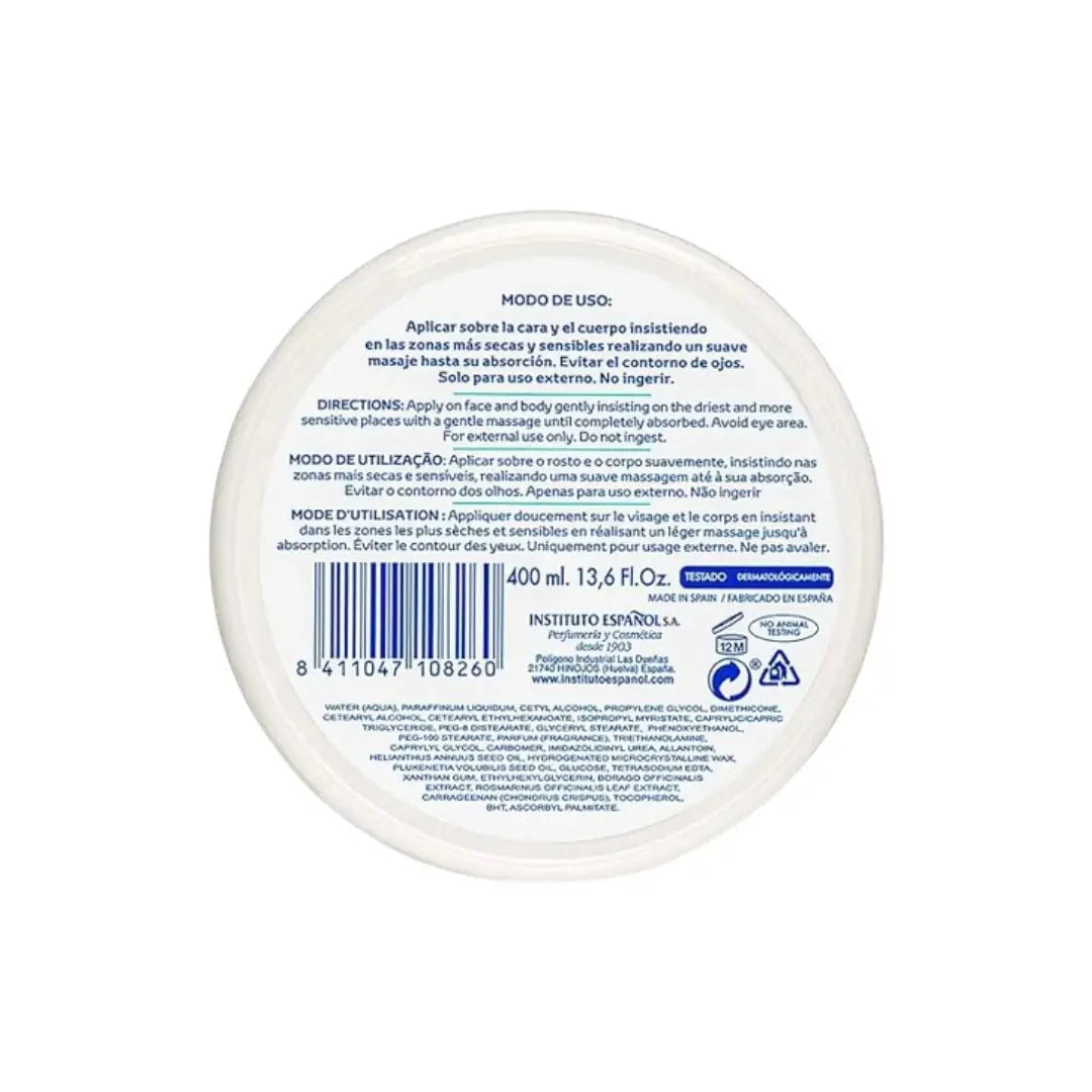 INSTITUTO ESPANOL Atopic Skin Deep Care Cream 50ml/400ml