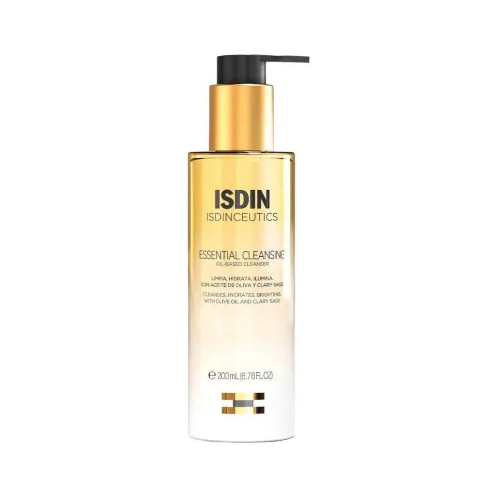 ISDIN Ceutics Essential Oil-Based Cleanser 200ml - Gentle Makeup Removing Facial Cleanser
