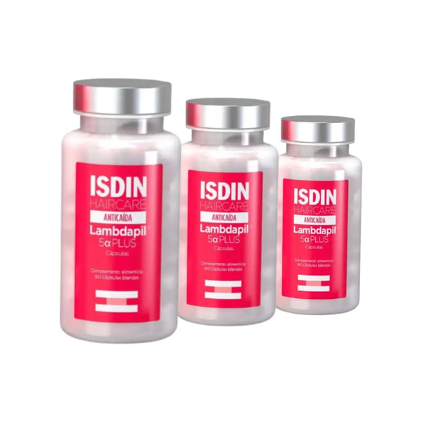 ISDIN Haircare Lambdapil 5 Alfa Plus Capsules 60s Pack of 3