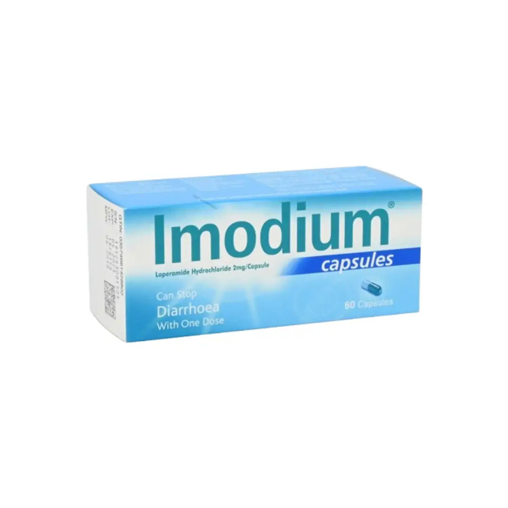 Imodium 2mg Capsules 60s digestive support supplement