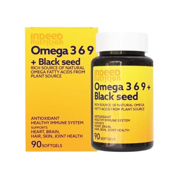 Indeed Nutrition Omega 369 + Black Seed Softgels 90