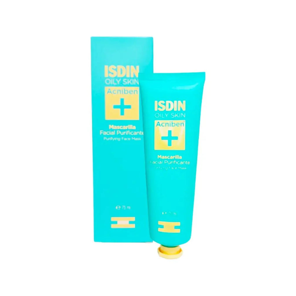 Isdin Acniben Purifying Face Mask 75ml for oily skin deep cleansing