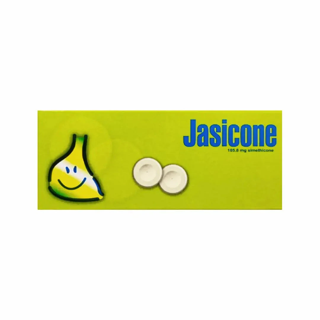 Jasicone 105.8mg Lozenges 20s – simethicone digestive comfort