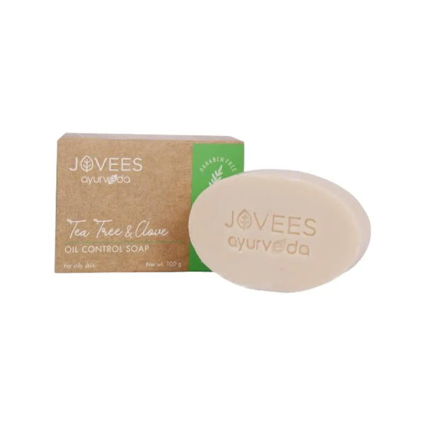 Jovees Ayurveda Tea Tree & Clove Oil Control Soap 100g