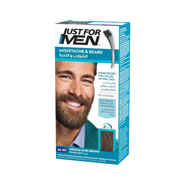 Just For Men Moustache & Beard M-40 Medium Dark Brown 14g