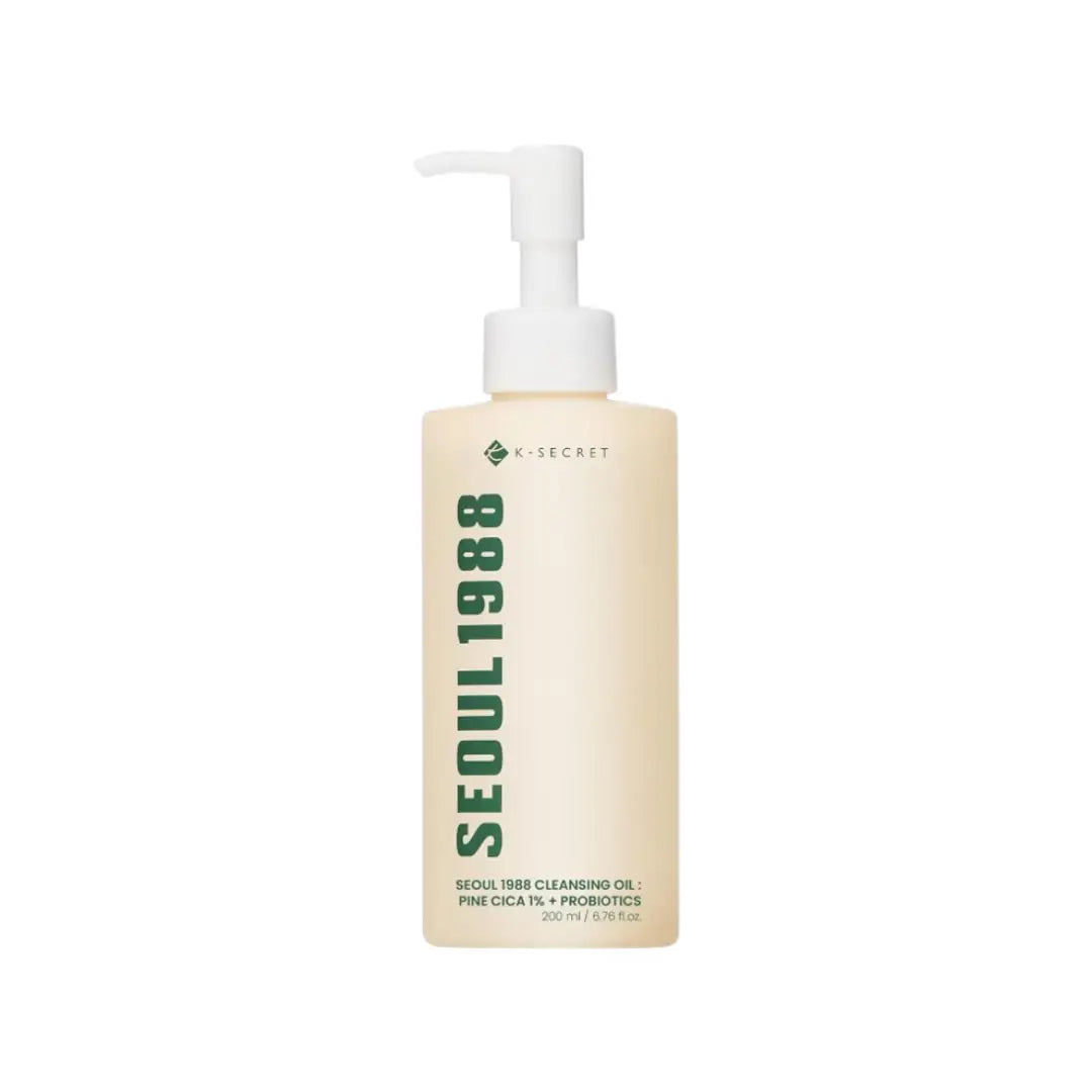 K Secret Soul 1988 Pine Cica + Probiotics Cleansing Oil 200ml bottle