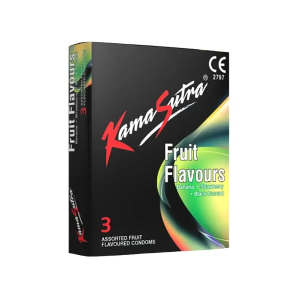 Kamasutra Fruit Flavour Condoms 3s