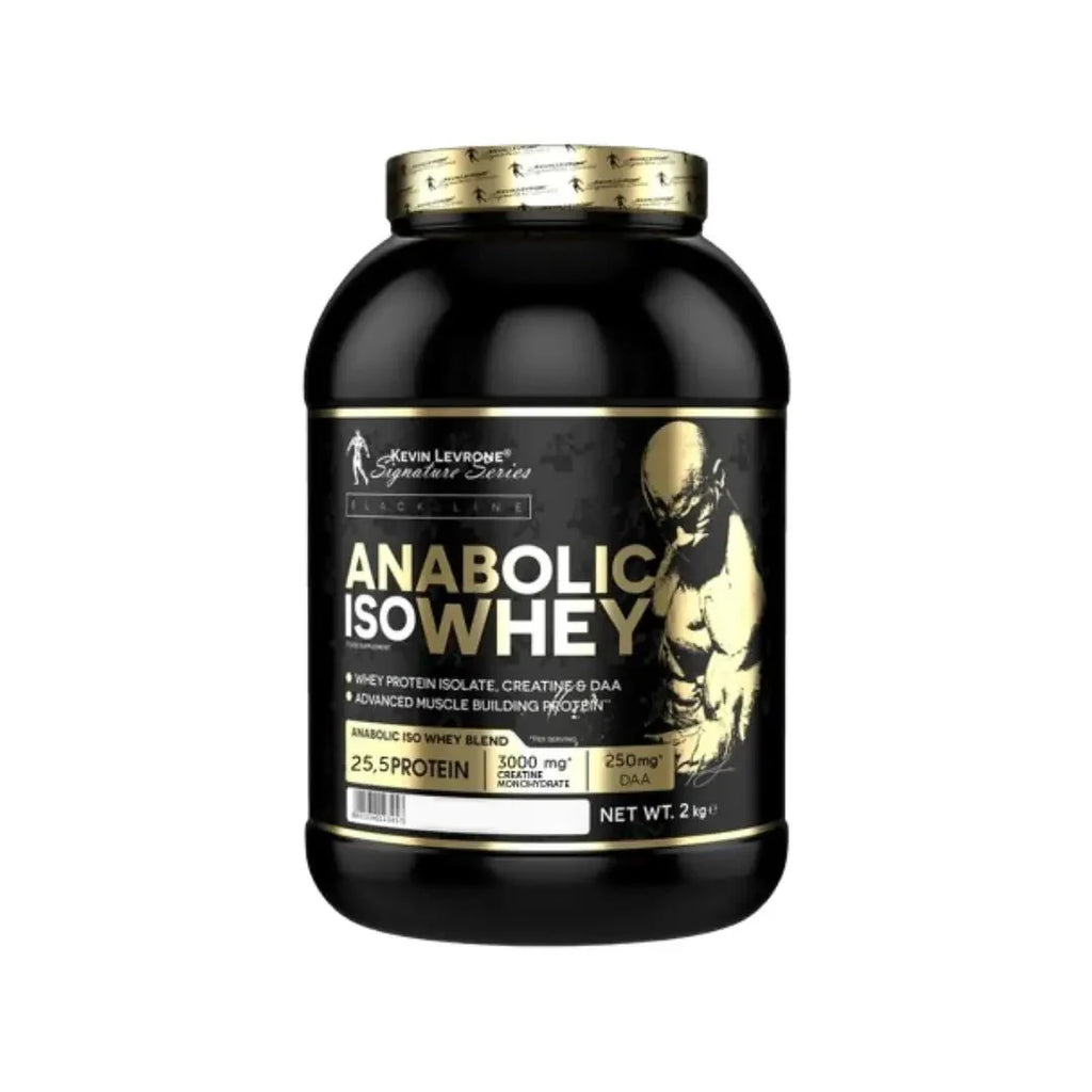Kevin Levrone Anabolic ISO Whey Protein 2KG Chocolate (66 Servings) for muscle growth and post-workout recovery