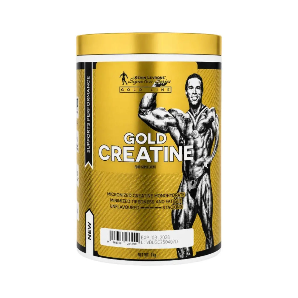 Kevin Levrone Gold Creatine Unflavoured 1kg (200 Servings) – Pure Creatine Monohydrate Powder for Strength