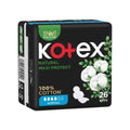Kotex Natural Maxi Protect Normal Pads 26s