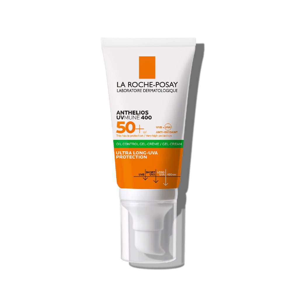 لا روش بوزيه أنثيليوس جل كريم بعامل حماية SPF50+ مع لون للتحكم بالزيوت 50 مل