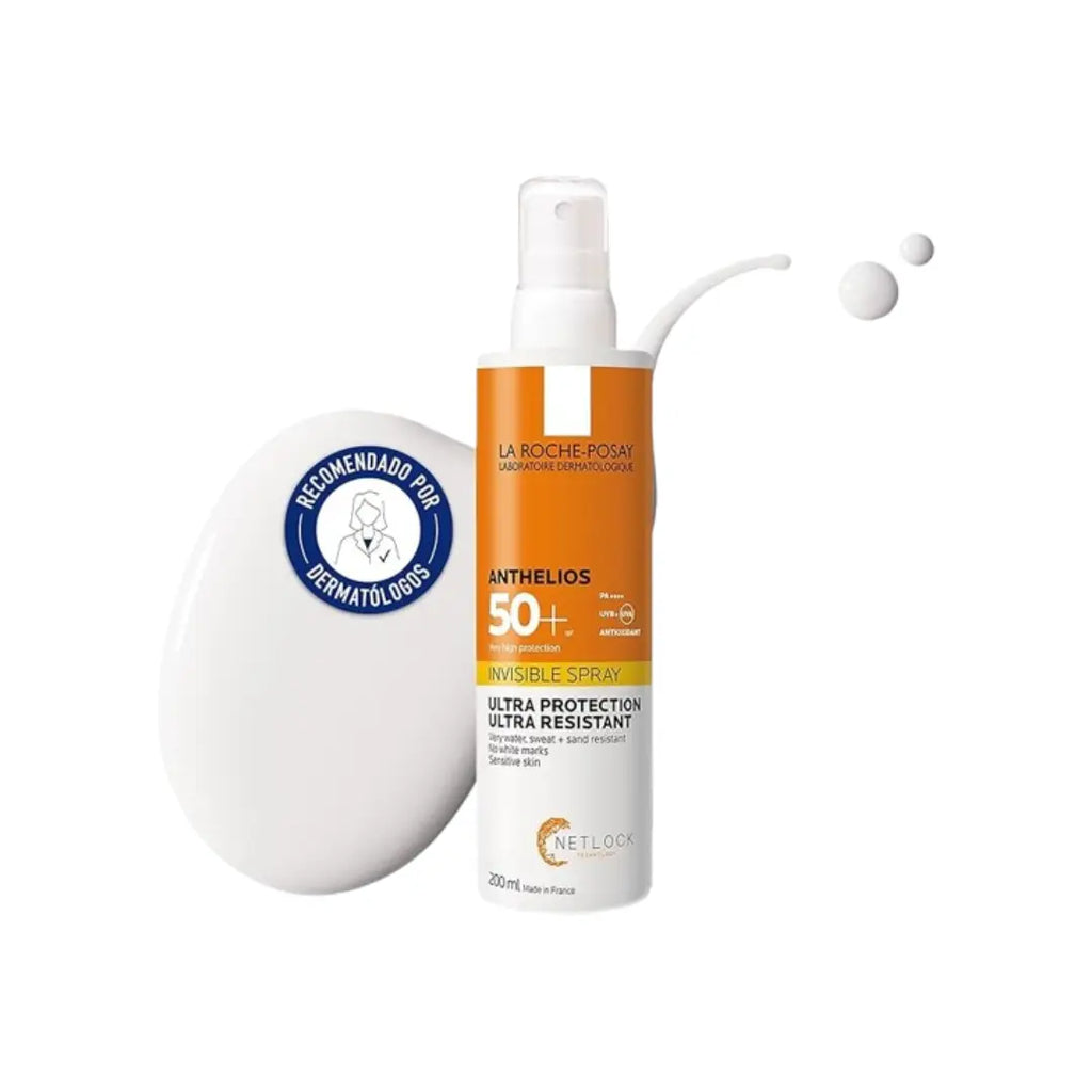 لاروش بوزيه أنثيليوس سبراي حماية عالية SPF50+ غير مرئي 200 مل