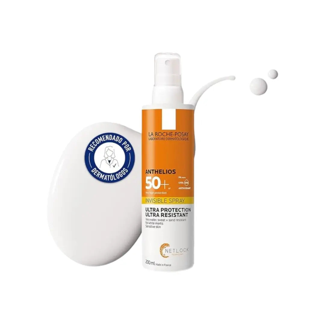 لاروش بوزيه أنثيليوس سبراي حماية عالية SPF50+ غير مرئي 200 مل