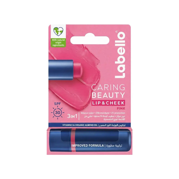 Labello Caring Beauty Lip & Cheek SPF30 Pink 4.8g