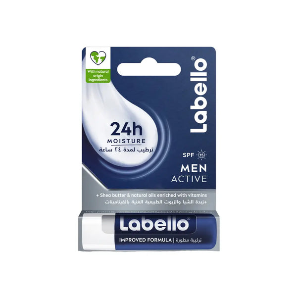 Labello 24H Moisture Men Active SPF15 Lip Balm 4.8g