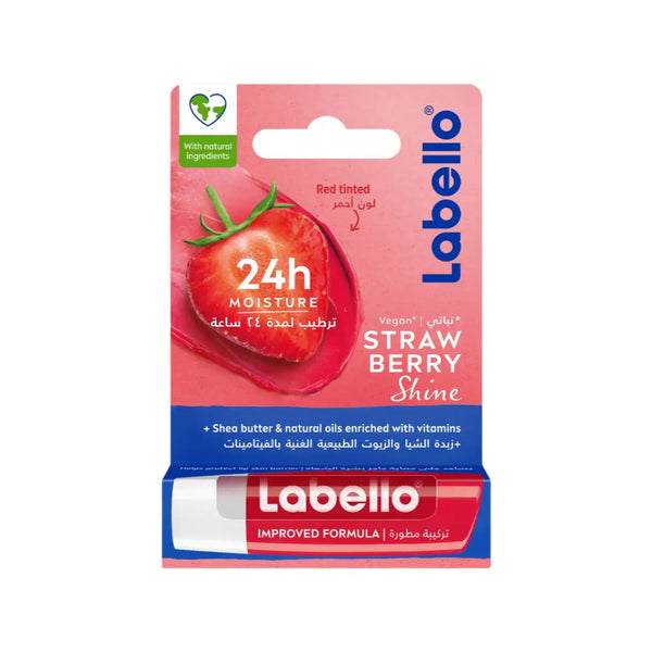 Labello Strawberry Shine Lip Balm 4.8g