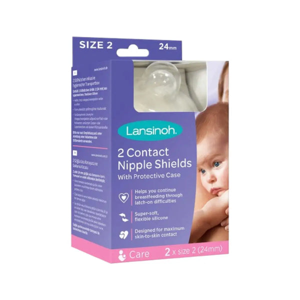 Lansinoh Contact Nipple Shield Size 2 (24mm) 2s