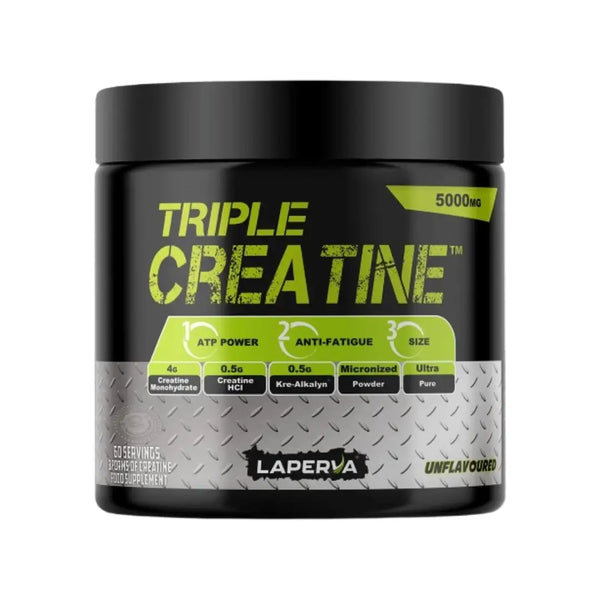 Laperva Triple Creatine 5000mg Unflavoured 300g Serving 60