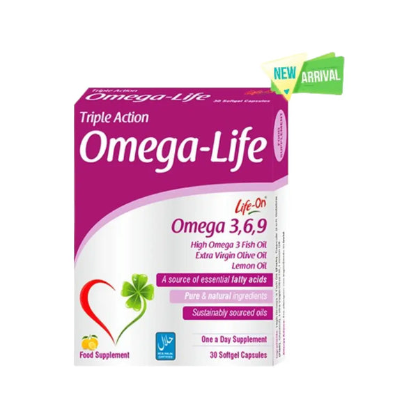 Life On Triple Action Omega Life 3-6-9 Capsules 30s