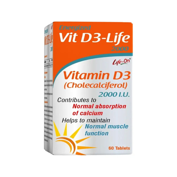 Life On Vitamin D3 2000 IU Tablets 60s