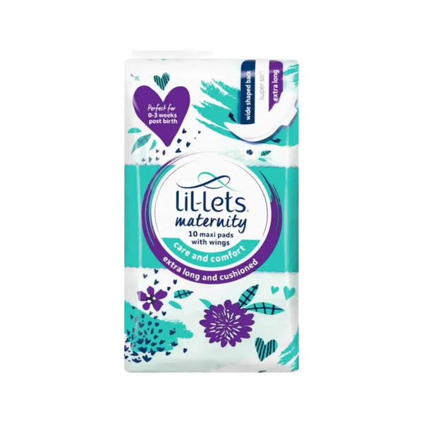 Lil-Lets Maternity Maxi Pads with Wings 10s