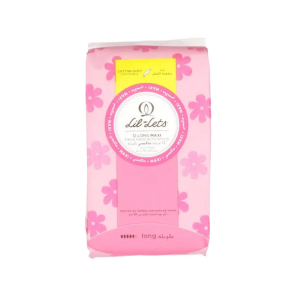 Lil-Lets Maxi Thick Long Pad with Wings 12s