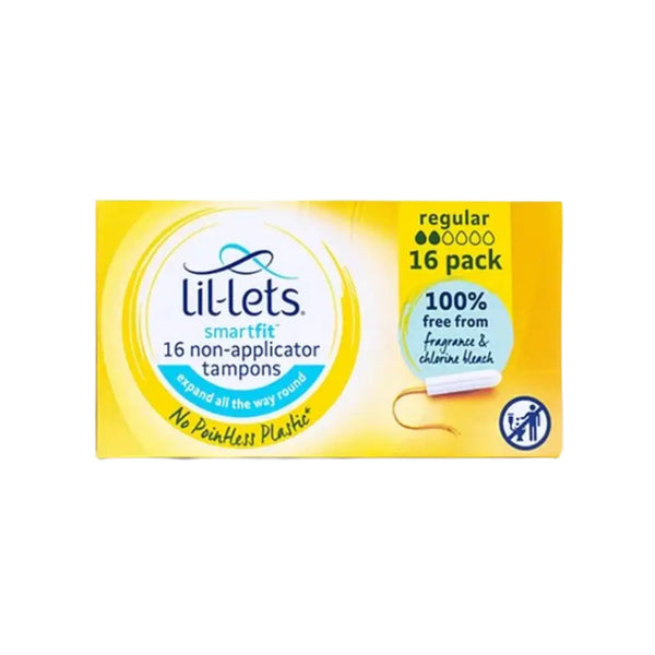 Lil-Lets Smart Fit Regular Non Applicator Tampons 16s