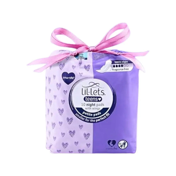 Lil-Lets Teens Night Pads with Wings 10s