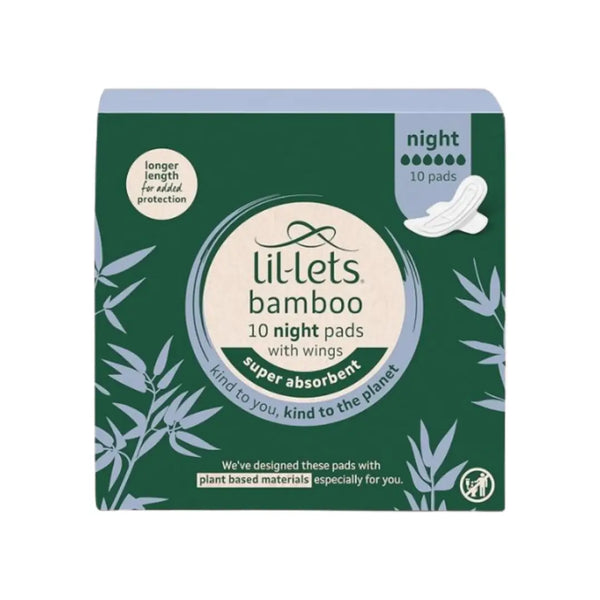 Lil-Lets Bamboo Night Pads 10s