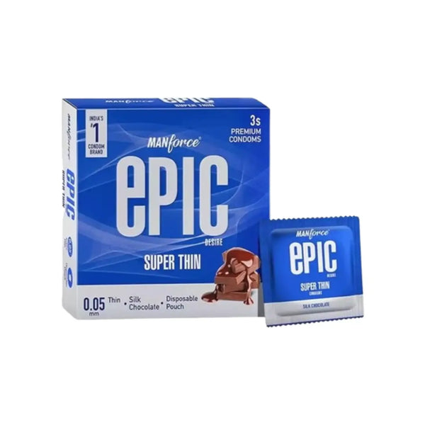 Manforce Epic Silk Chocolate Condoms 3s