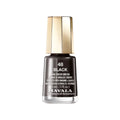 Mavala Nail Color Cream 48 Black 5ml | Intense Black Nail Polish with Long-Lasting Glossy Finish