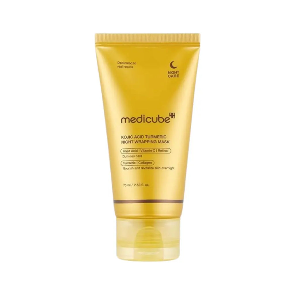 Medicube Kojic Acid Turmeric Night Wrapping Mask 75ml – Brightening Overnight Peel-Off Sleeping Mask