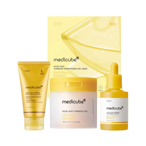 Medicube Kojic Acid Turmeric Skin Care Gift Set