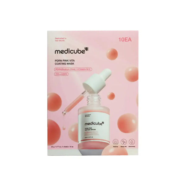 Medicube PDRN Pink Vita Coating Mask 10s