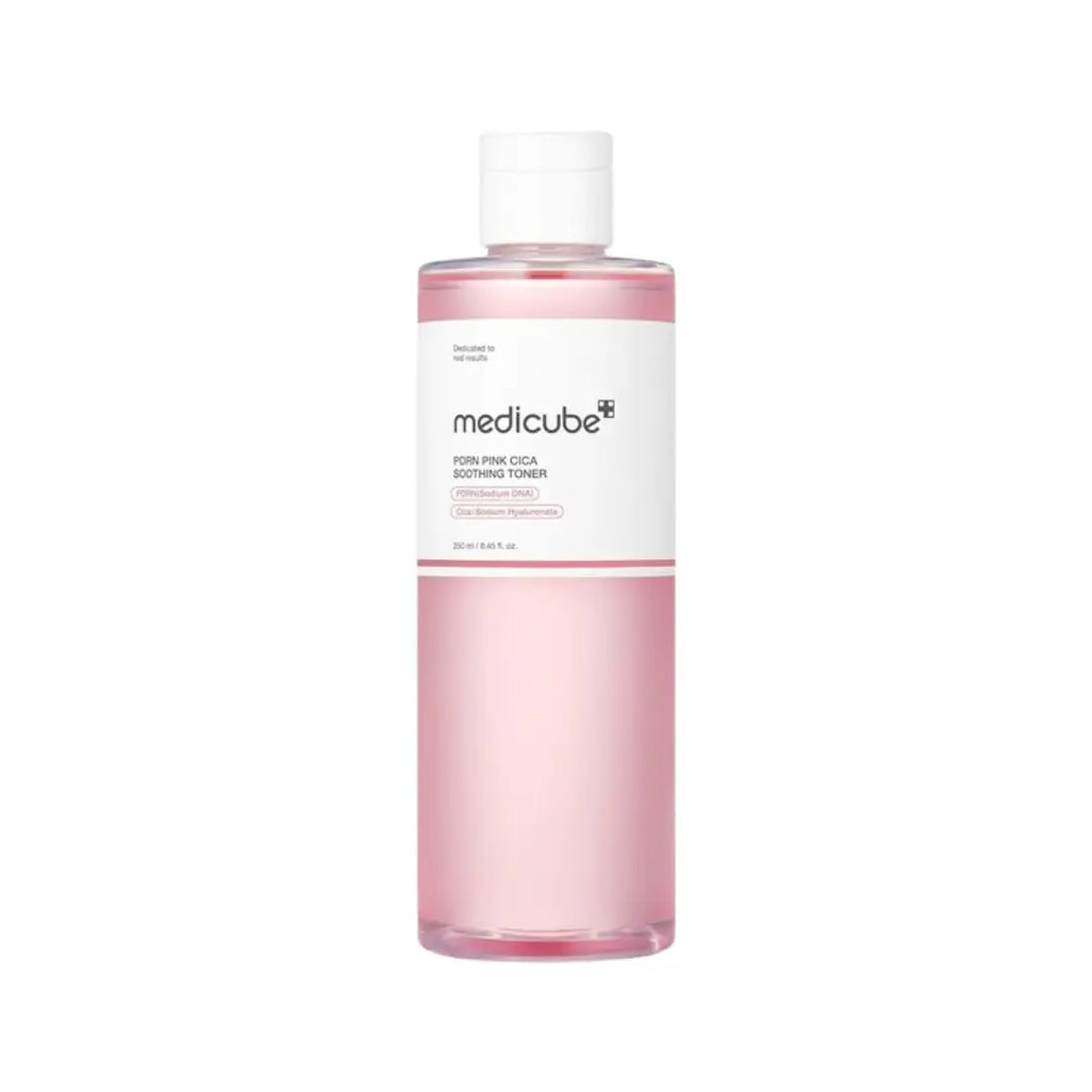 Medicube Pink Cica Soothing Toner 250ml – Hydrating & Glow Boosting Facial Toner