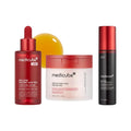 Medicube Red Acne Skincare Set | Succinic Acid Peel 40g, Body Peeling Shot 110g & Peeling Pads 155g