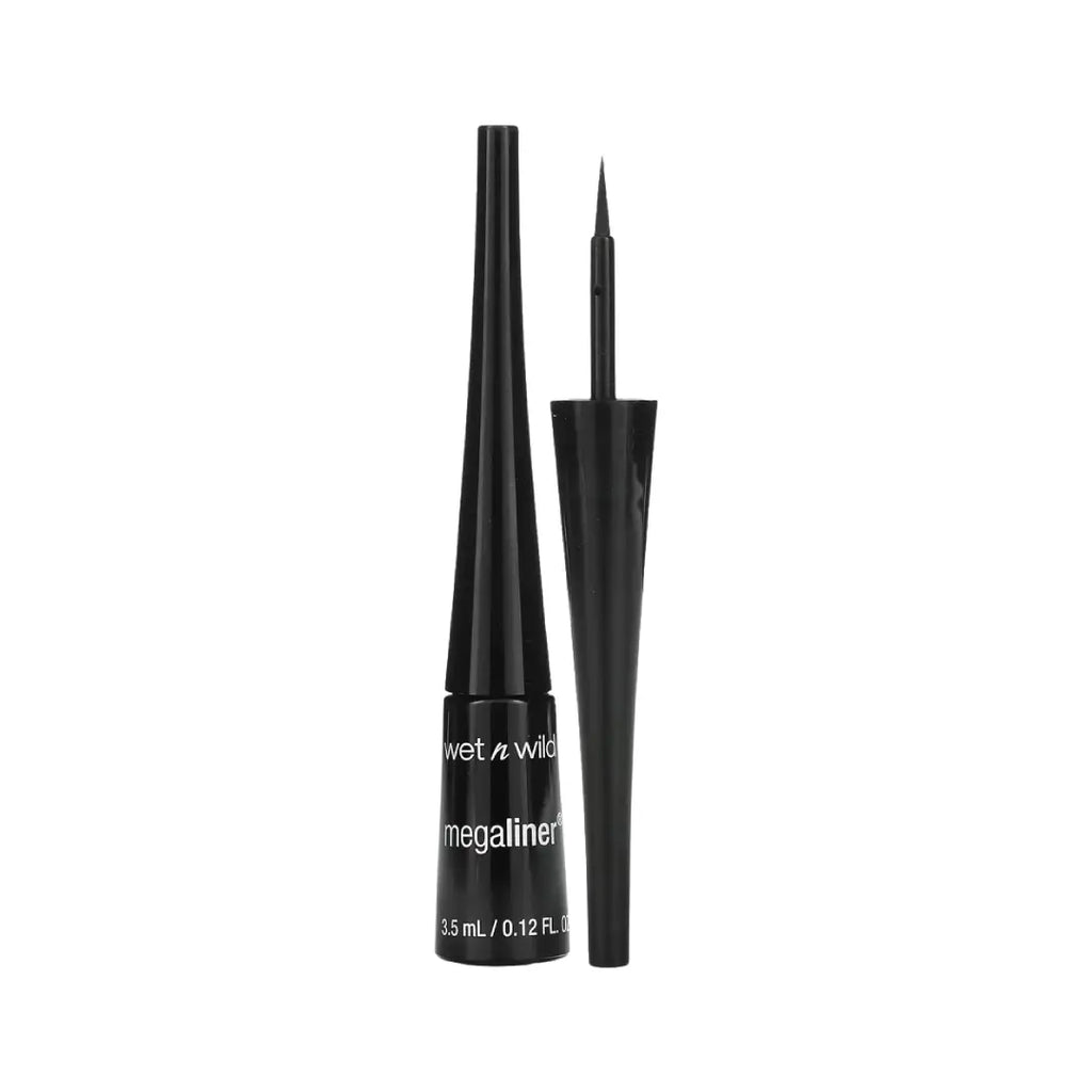 Wet N Wild Mega Wild سائل تحديد العيون أسود 3.5 مل E8711