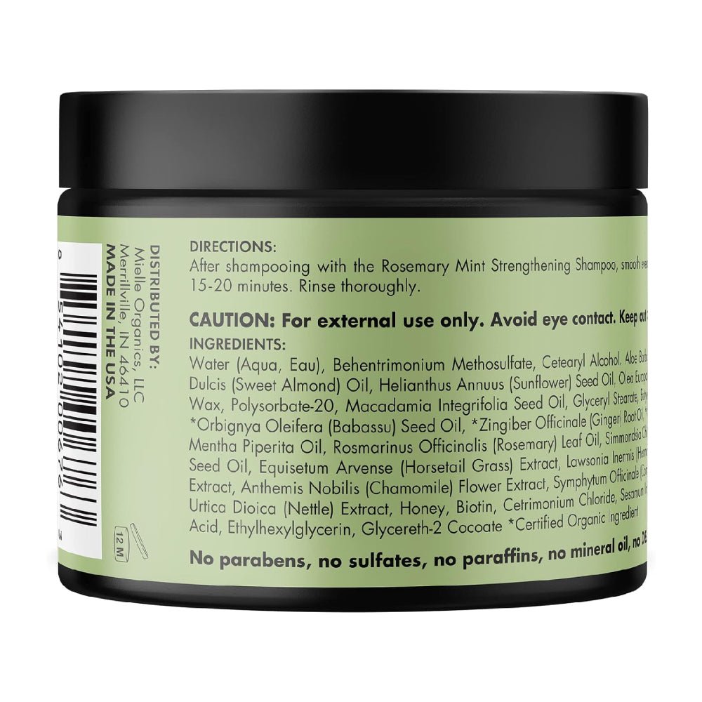 MIELLE ROSEMARY MINT STRENGTHENING HAIR MASQUE 340G