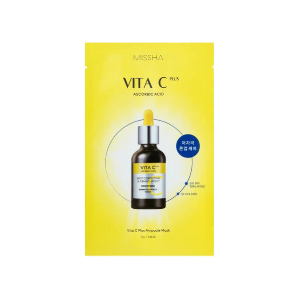 Missha Korean Vita C Plus Ampoule Face Mask 27g